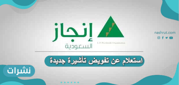 استعلام عن تفويض تأشيرة جديدة