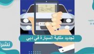 تجديد ملكية السيارة في دبي