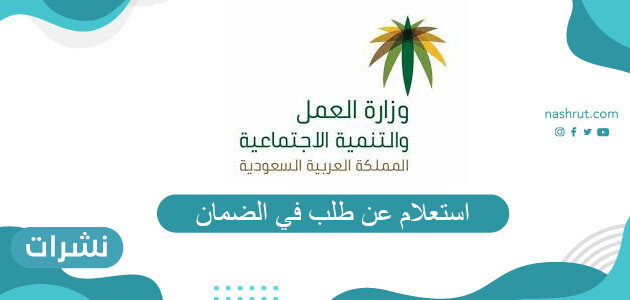 استعلام عن طلب في الضمان الاجتماعي وتحديث بيانات الضمان