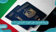 شروط الحصول على الجواز الاماراتي 2021