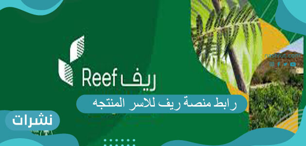 رابط منصة ريف للاسر المنتجه وطريقة التسجيل فيها