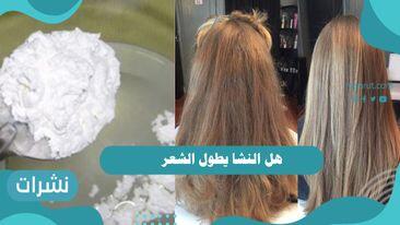 هل النشا يطول الشعر