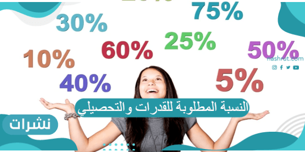 النسبة المطلوبة للقدرات والتحصيلي