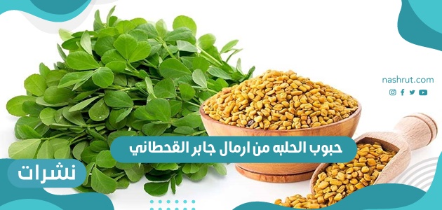 حبوب الحلبه من ارمال جابر القحطاني