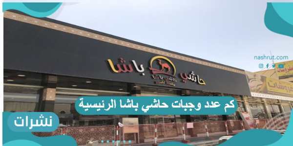 كم عدد وجبات حاشي باشا الرئيسية واسعار مختلف الوجبات
