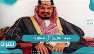 الملك عبد العزيز آل سعود السيرة الذاتية