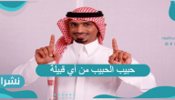حبيب الحبيب من أي قبيلة وأهم أعماله الفنية