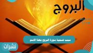 سبب تسمية سورة البروج بهذا الاسم