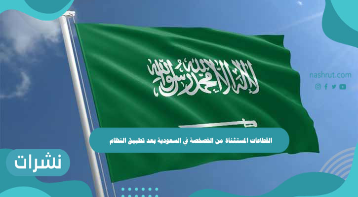 القطاعات المستثناة من الخصخصة في السعودية بعد تطبيق النظام نشرات