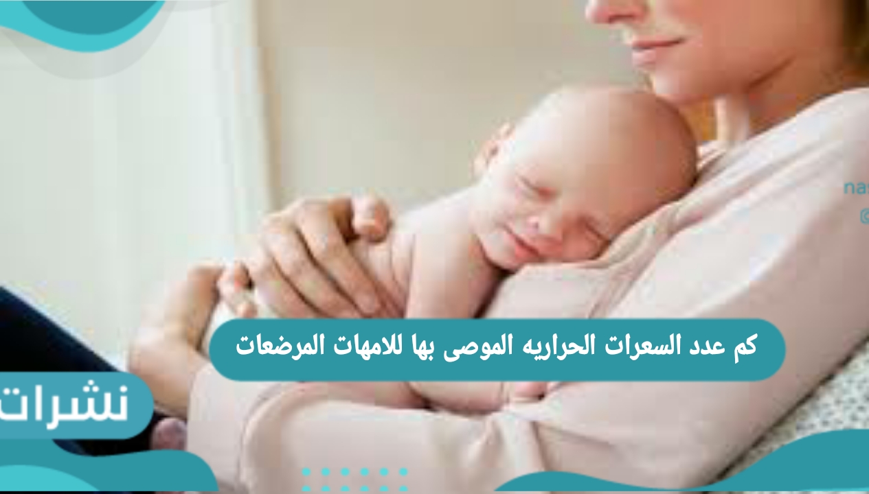 كم عدد السعرات الحرارية الموصى بها للأمهات المرضعات