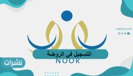 التسجيل في الروضة عبر نظام نور الإلكتروني بالسعودية