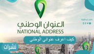 كيف اعرف عنواني الوطني وهل يمكن التعديل على بيانات العنوان الوطني؟
