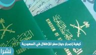 كيفية إصدار جواز سفر للأطفال في السعودية عبر منصة أبشر