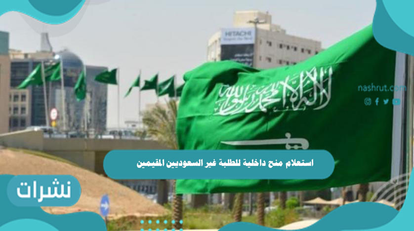 استعلام منح داخلية للطلبة غير السعوديين المقيمين