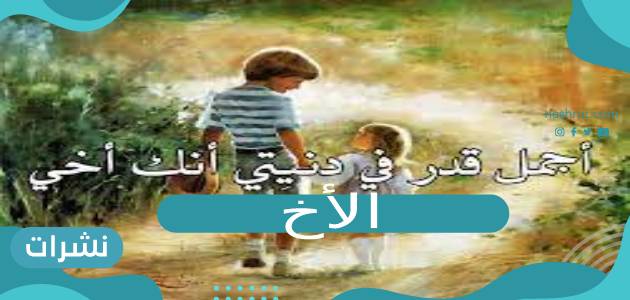 الأخ مكانته ودوره في الحياه