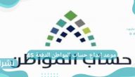 موعد إيداع حساب المواطن الدفعة 45