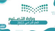 العام الدراسي 2022 في السعودية وموعد الدراسة الحضورية