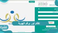 نظام نور برقم الهوية الوطنية وشروط التسجيل فيه