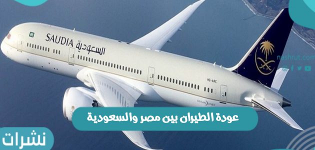 آخر القرارات الخاصة بـ عودة الطيران بين مصر والسعودية