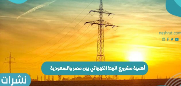 أهمية مشروع الربط الكهربائي بين مصر والسعودية