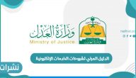 الدليل المرئي لشروحات الخدمات الإلكترونية من وزارة العدل