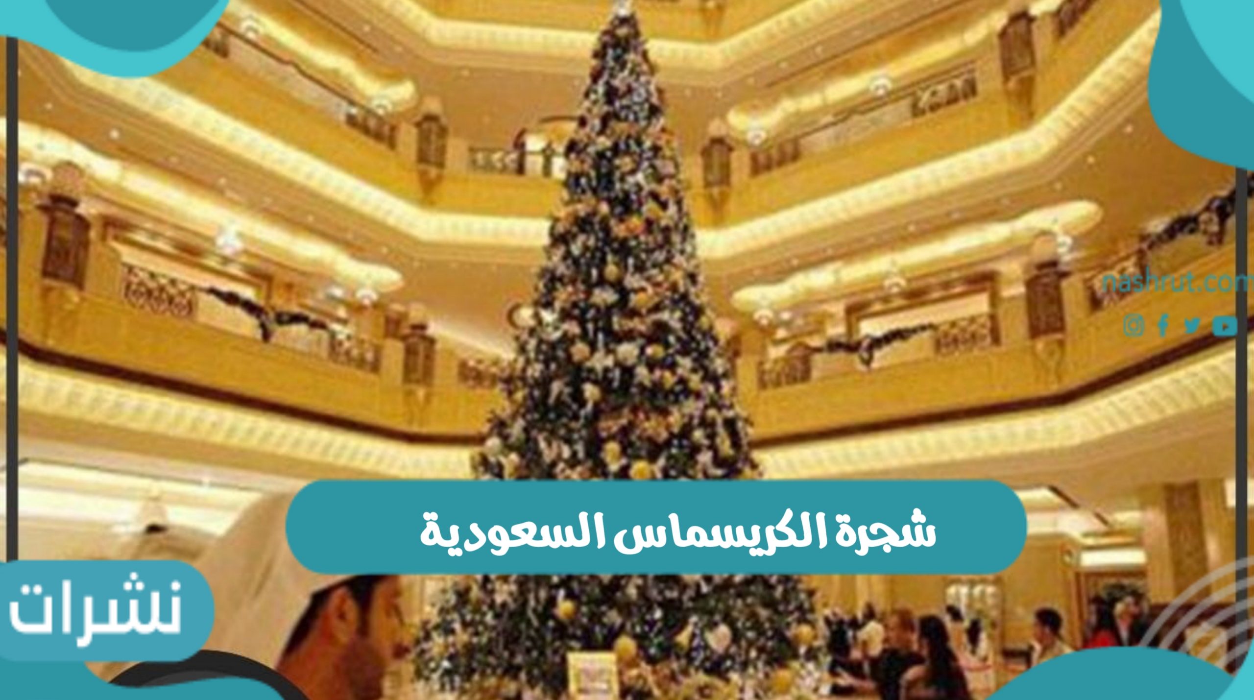 شجرة الكريسماس السعودية