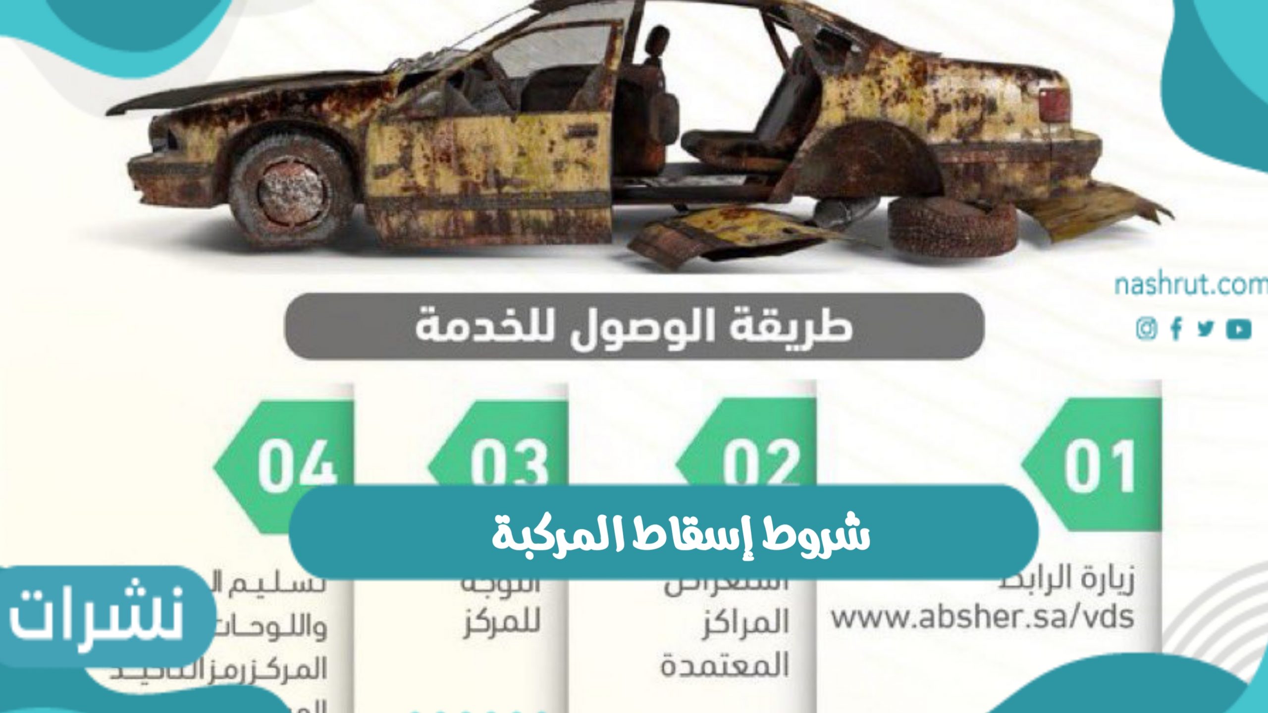 شروط إسقاط المركبة عبر منصة أبشر