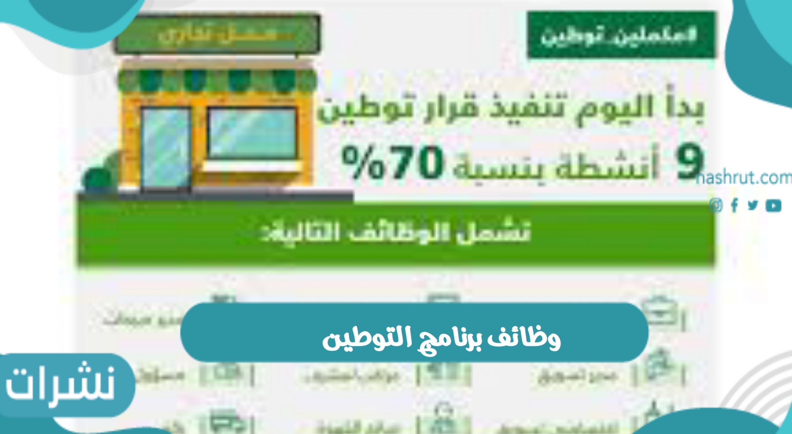 وظائف برنامج التوطين