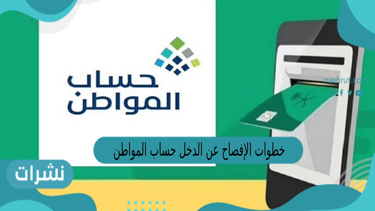 خطوات الإفصاح عن الدخل حساب المواطن