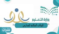 البيانات المكانية للمدارس