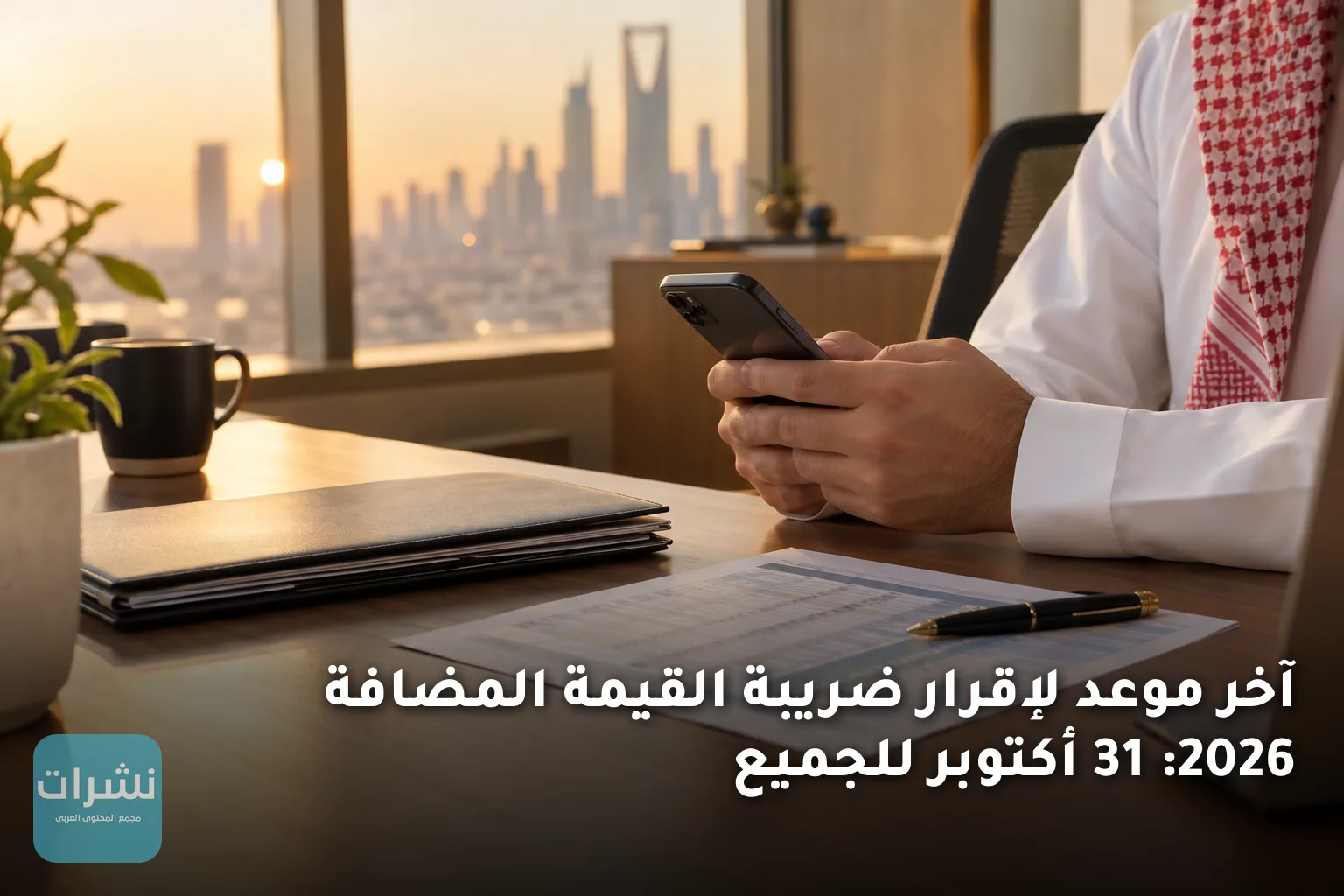 آخر موعد لإقرار ضريبة القيمة المضافة 2026: 31 أكتوبر للجميع