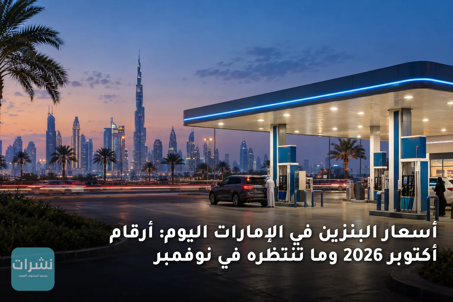 أسعار البنزين في الإمارات اليوم: أرقام أكتوبر 2026 وما تنتظره في نوفمبر