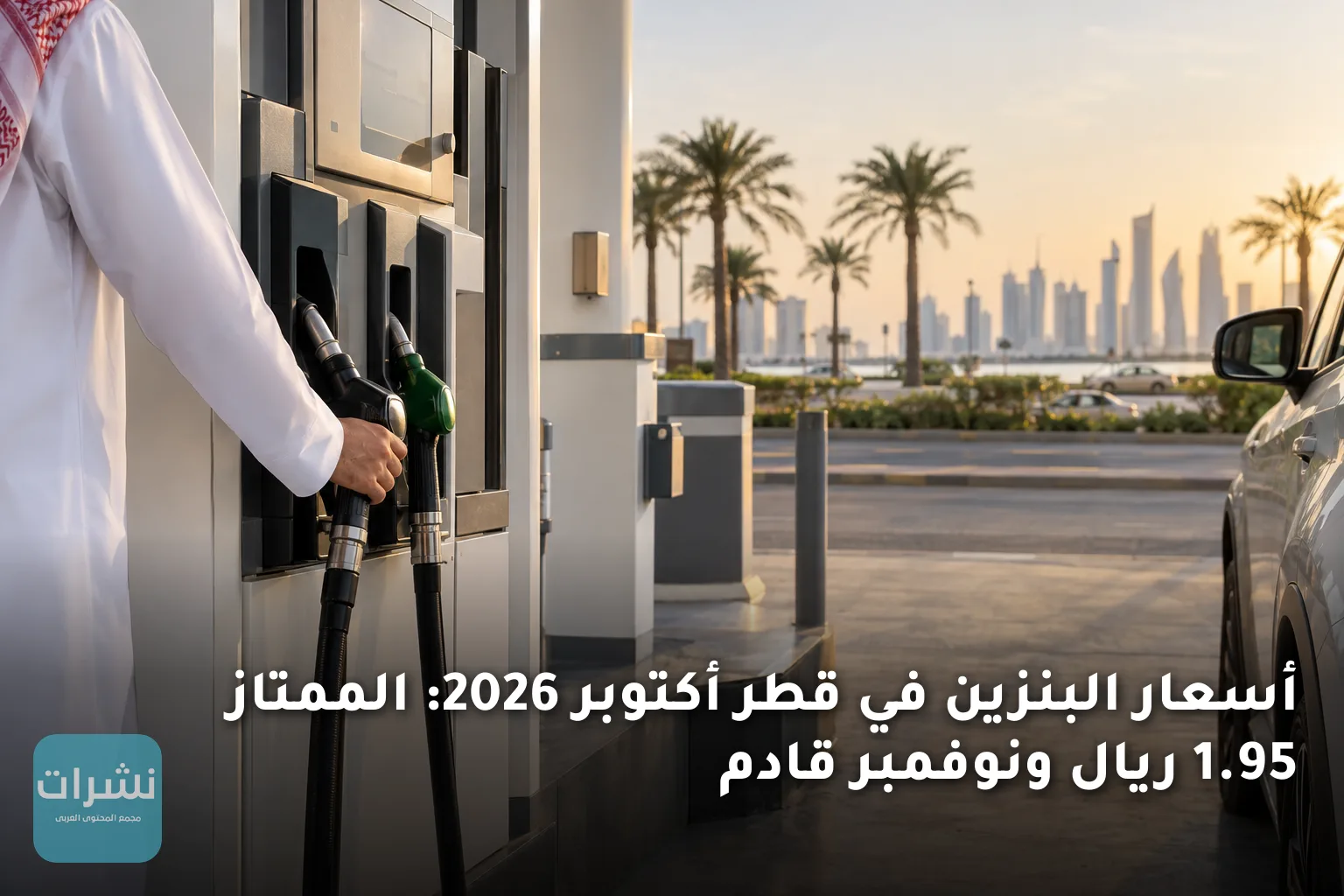 أسعار البنزين في قطر أكتوبر 2026: الممتاز 1.95 ريال ونوفمبر قادم