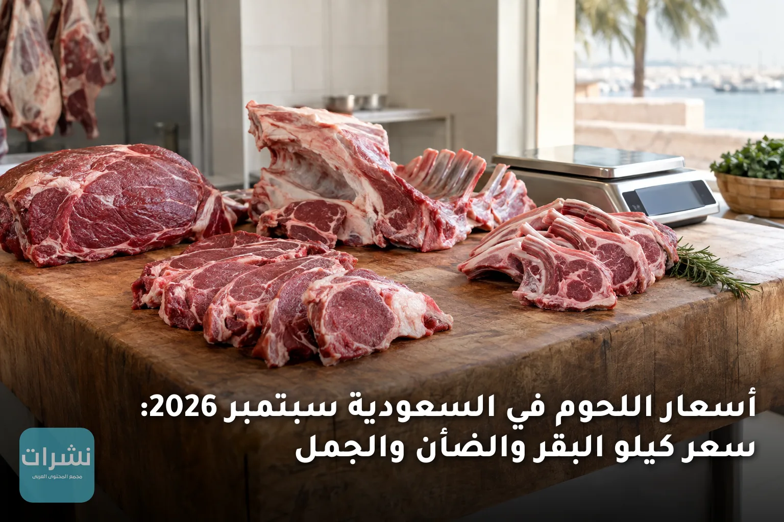 أسعار اللحوم في السعودية سبتمبر 2026: سعر كيلو البقر والضأن والجمل