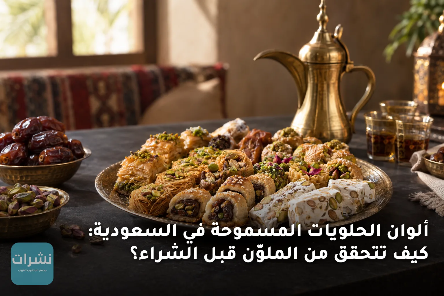 ألوان الحلويات المسموحة في السعودية: كيف تتحقق من الملوّن قبل الشراء؟