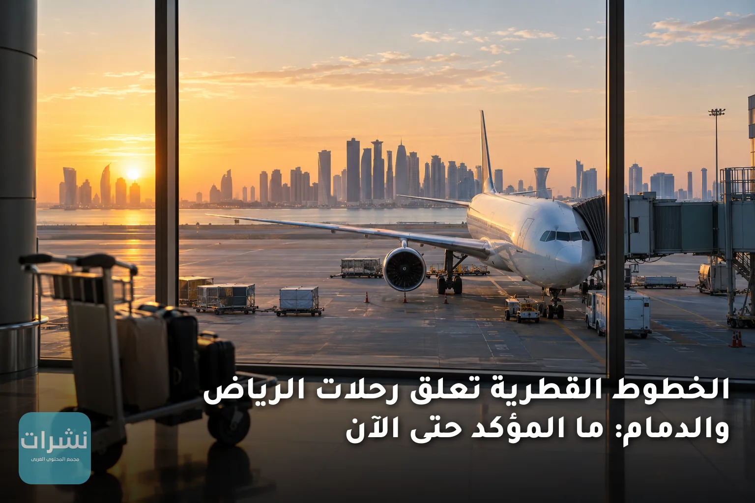 الخطوط القطرية تعلق رحلات الرياض والدمام: ما المؤكد حتى الآن