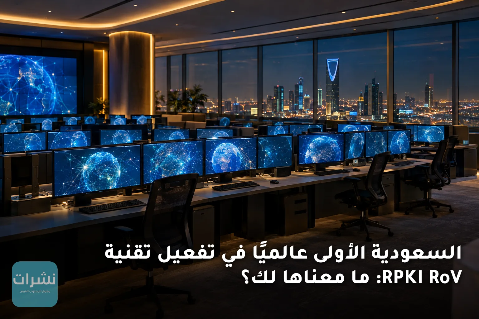 السعودية الأولى عالميًا في تفعيل تقنية RPKI RoV: ما معناها لك؟