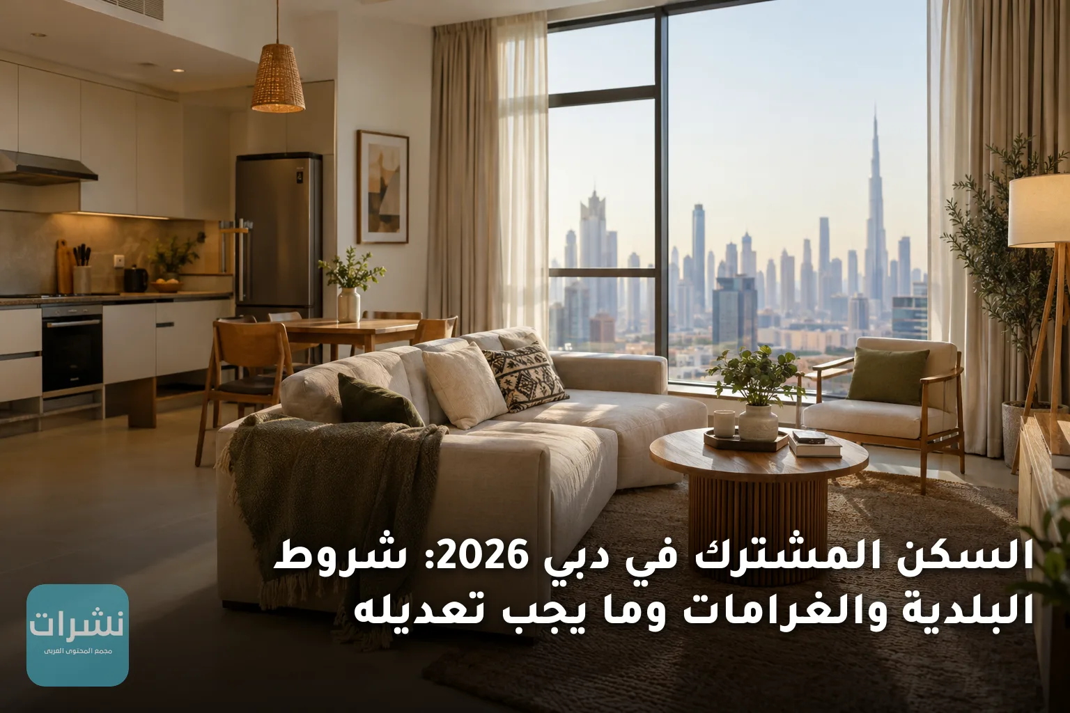 السكن المشترك في دبي 2026: شروط البلدية والغرامات وما يجب تعديله