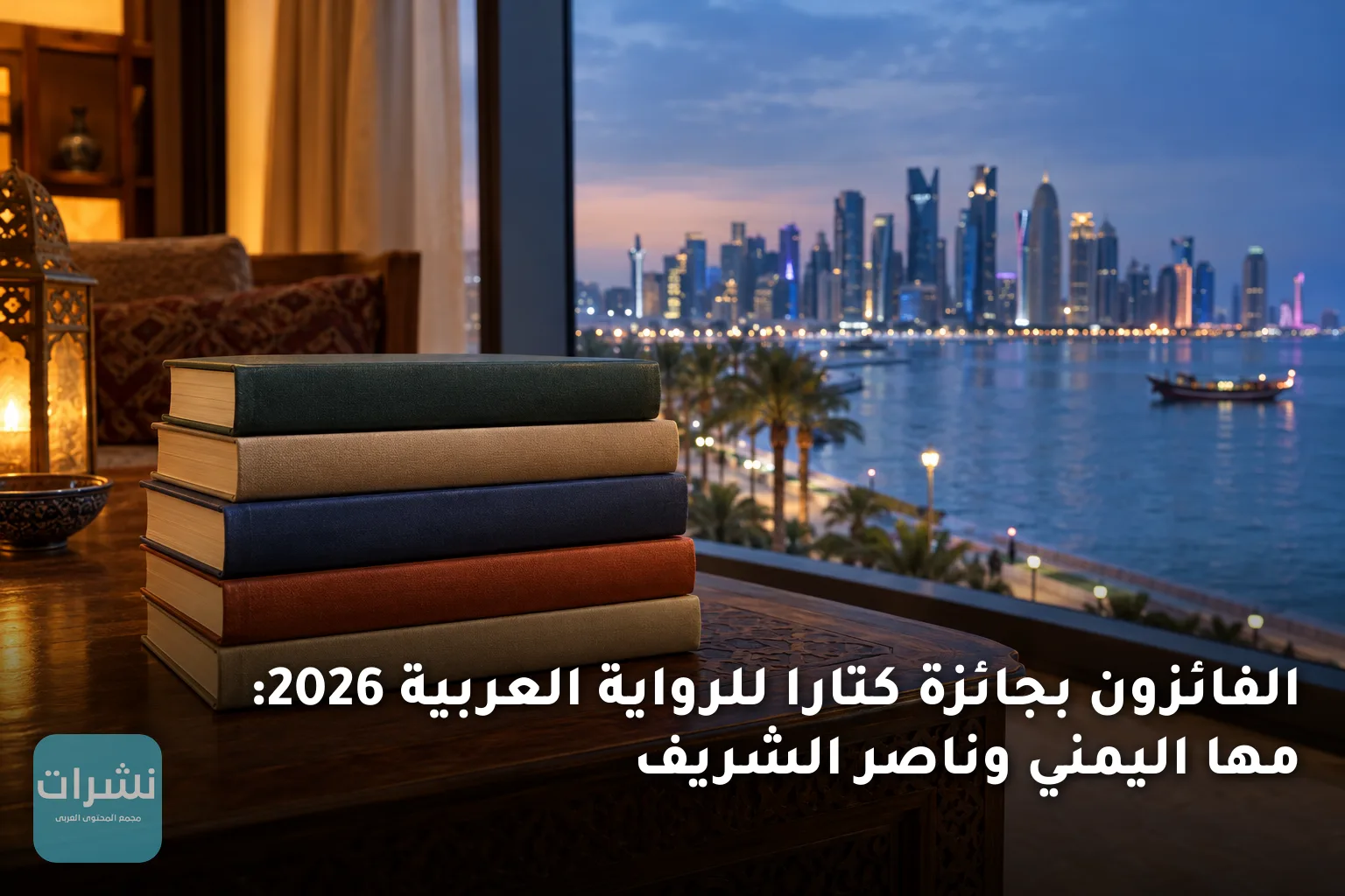 الفائزون بجائزة كتارا للرواية العربية 2026: مها اليمني وناصر الشريف