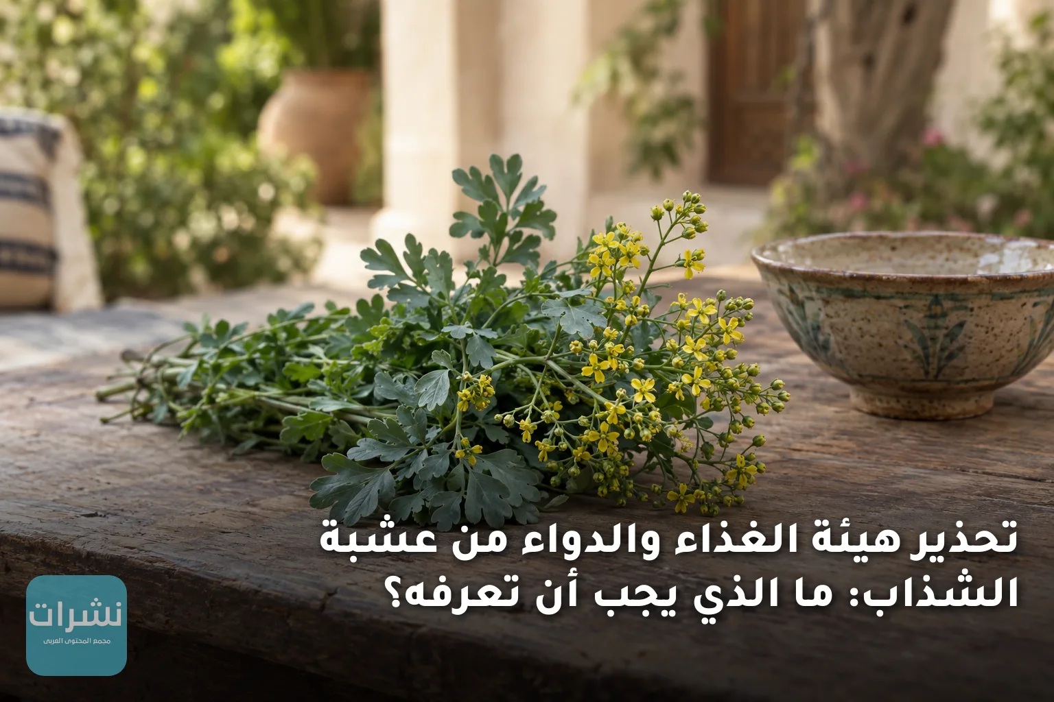 تحذير هيئة الغذاء والدواء من عشبة الشذاب: ما الذي يجب أن تعرفه؟