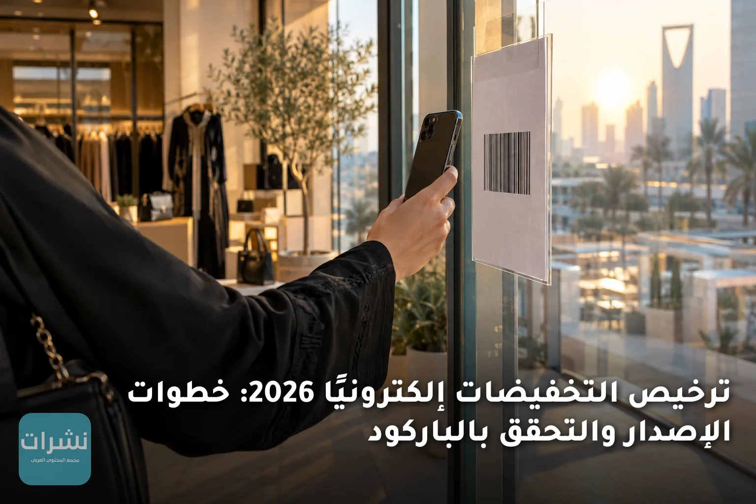 ترخيص التخفيضات إلكترونيًا 2026: خطوات الإصدار والتحقق بالباركود