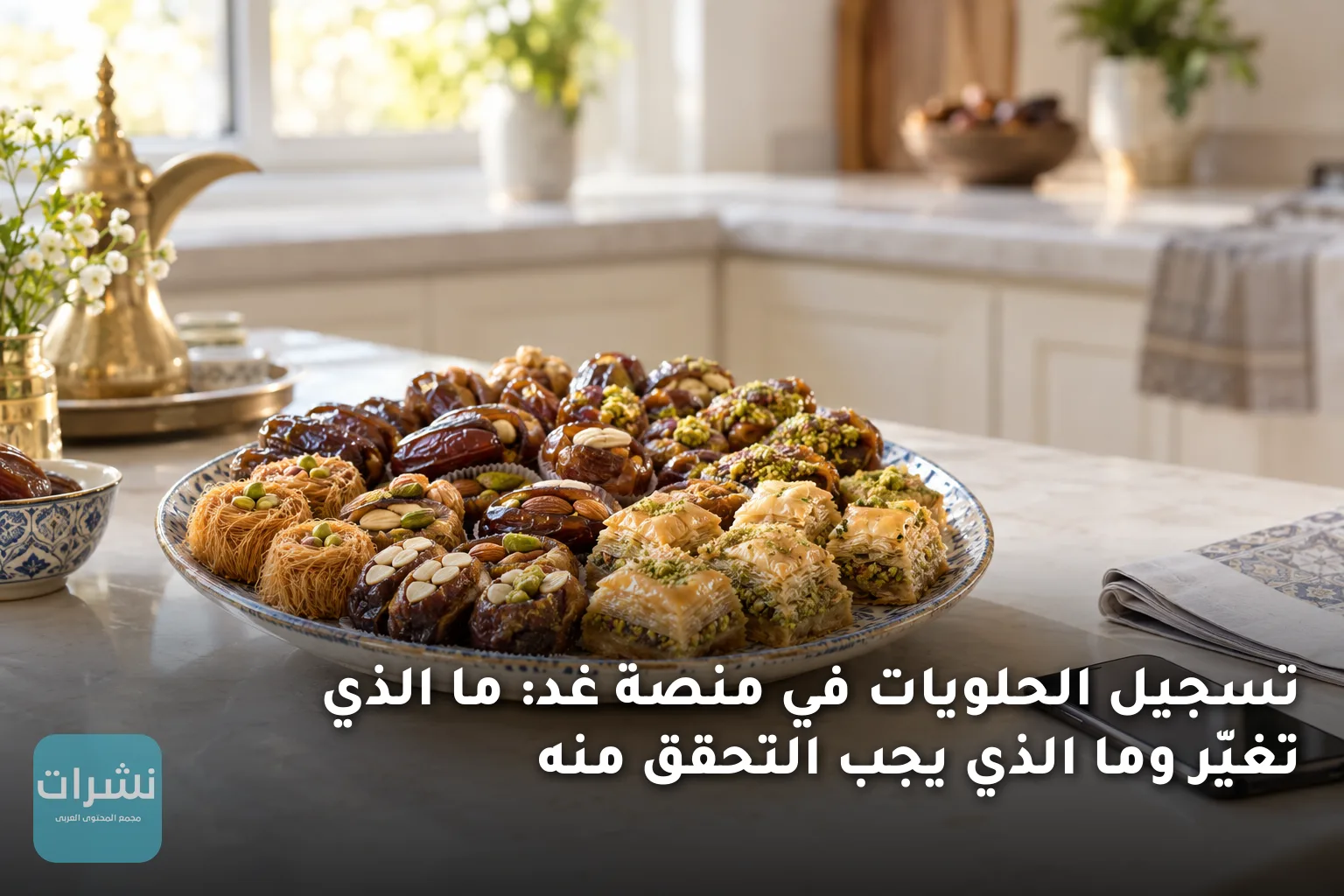 تسجيل الحلويات في منصة غد: ما الذي تغيّر وما الذي يجب التحقق منه