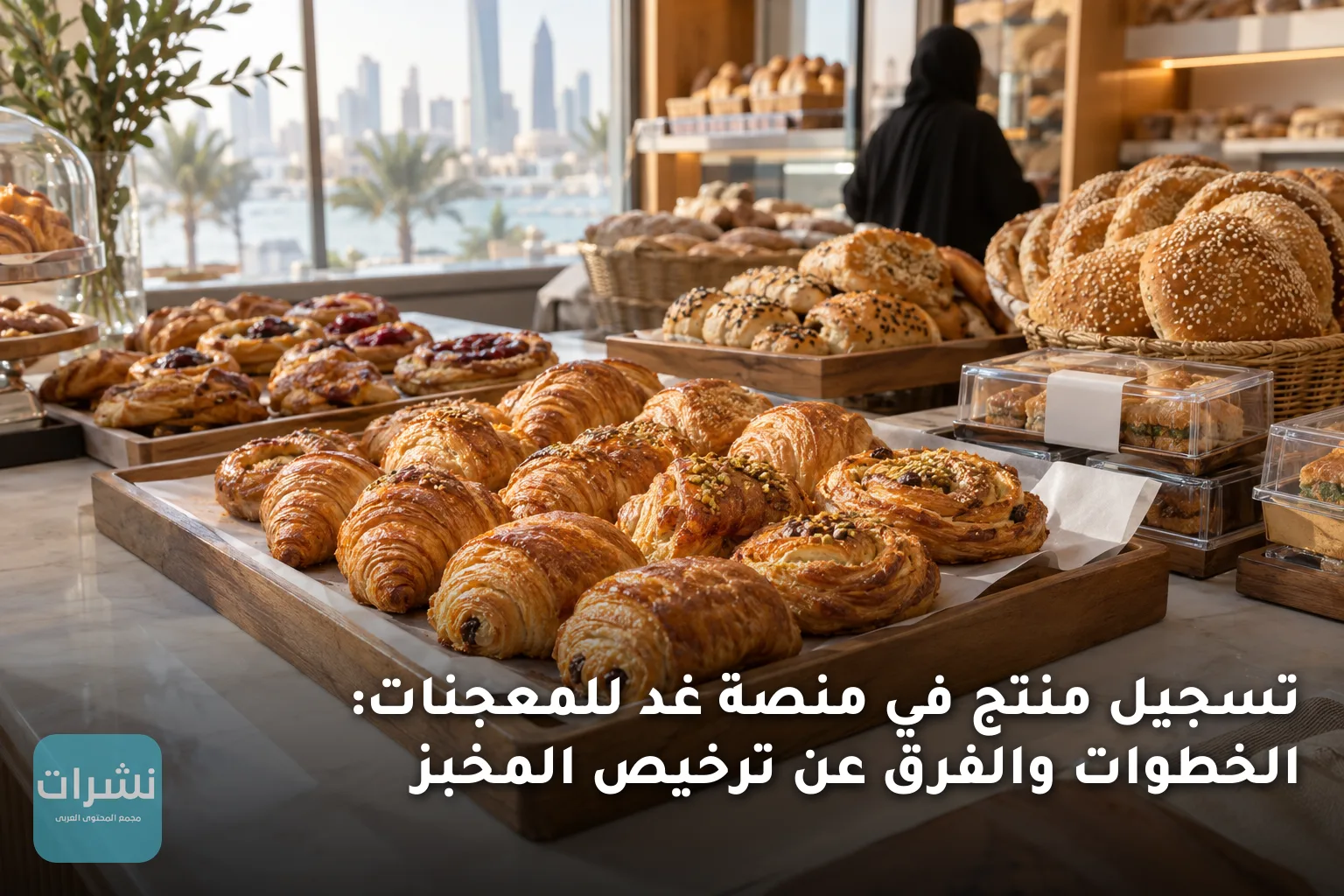تسجيل منتج في منصة غد للمعجنات: الخطوات والفرق عن ترخيص المخبز