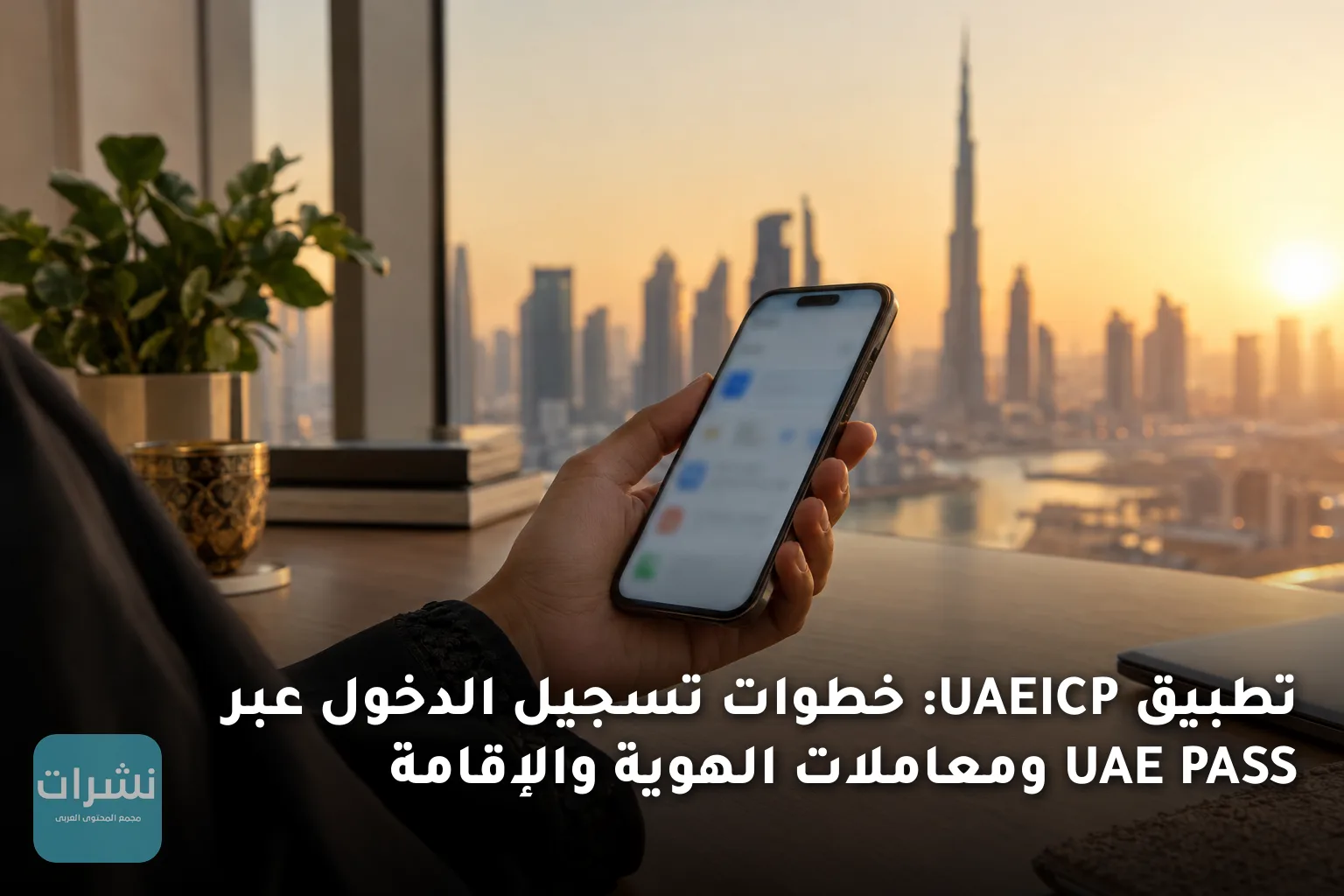 تطبيق UAEICP: خطوات تسجيل الدخول عبر UAE PASS ومعاملات الهوية والإقامة