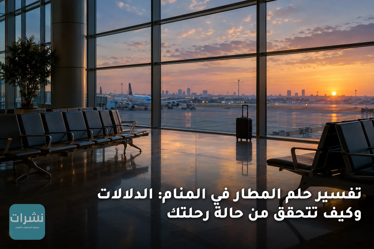 تفسير حلم المطار في المنام: الدلالات وكيف تتحقق من حالة رحلتك
