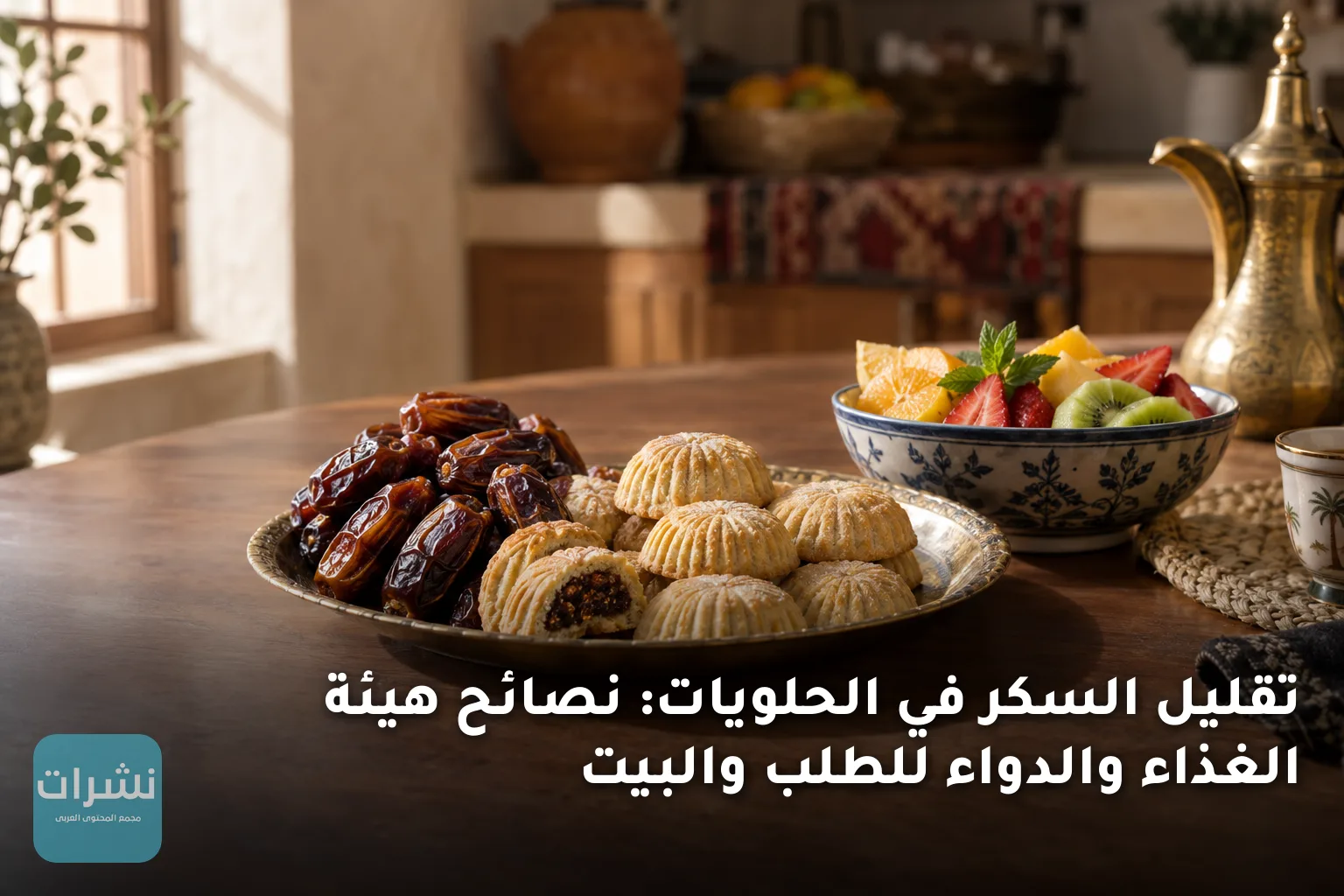 تقليل السكر في الحلويات: نصائح هيئة الغذاء والدواء للطلب والبيت