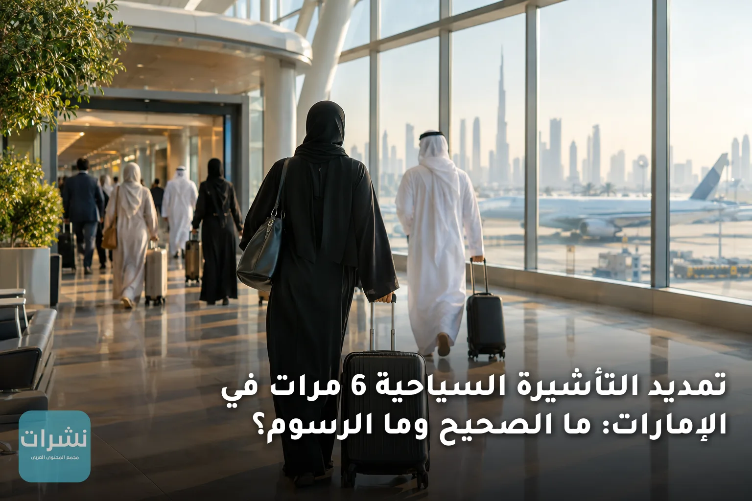 تمديد التأشيرة السياحية 6 مرات في الإمارات: ما الصحيح وما الرسوم؟