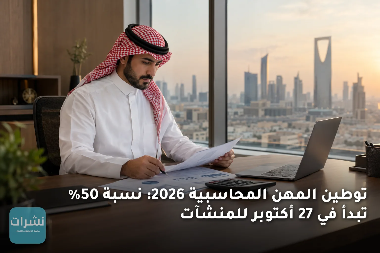 توطين المهن المحاسبية 2026: نسبة 50% تبدأ في 27 أكتوبر للمنشآت