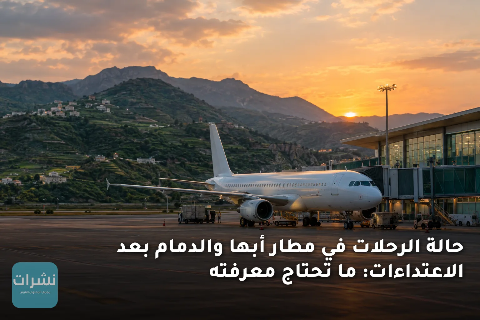 حالة الرحلات في مطار أبها والدمام بعد الاعتداءات: ما تحتاج معرفته