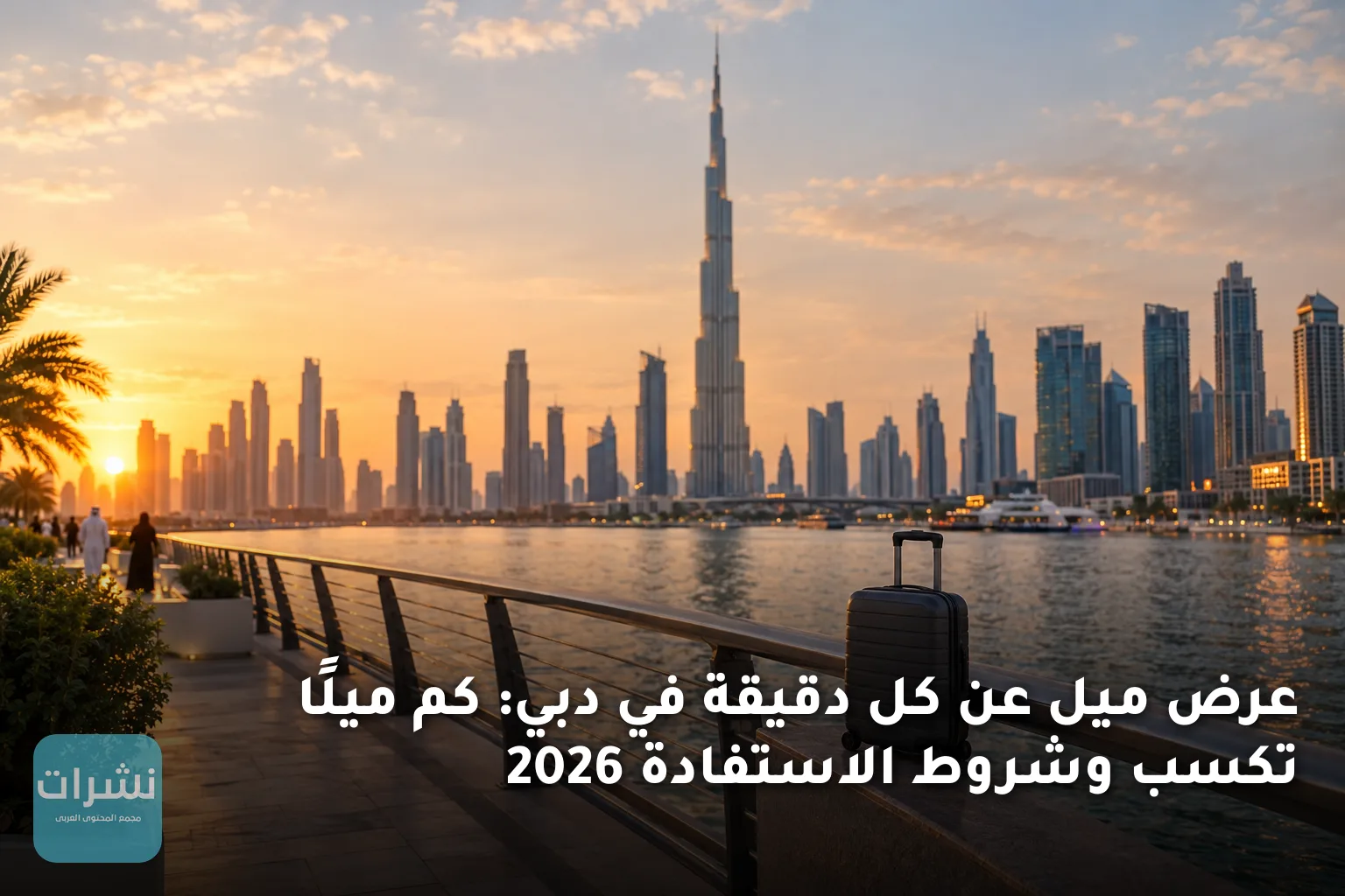عرض ميل عن كل دقيقة في دبي: كم ميلًا تكسب وشروط الاستفادة 2026